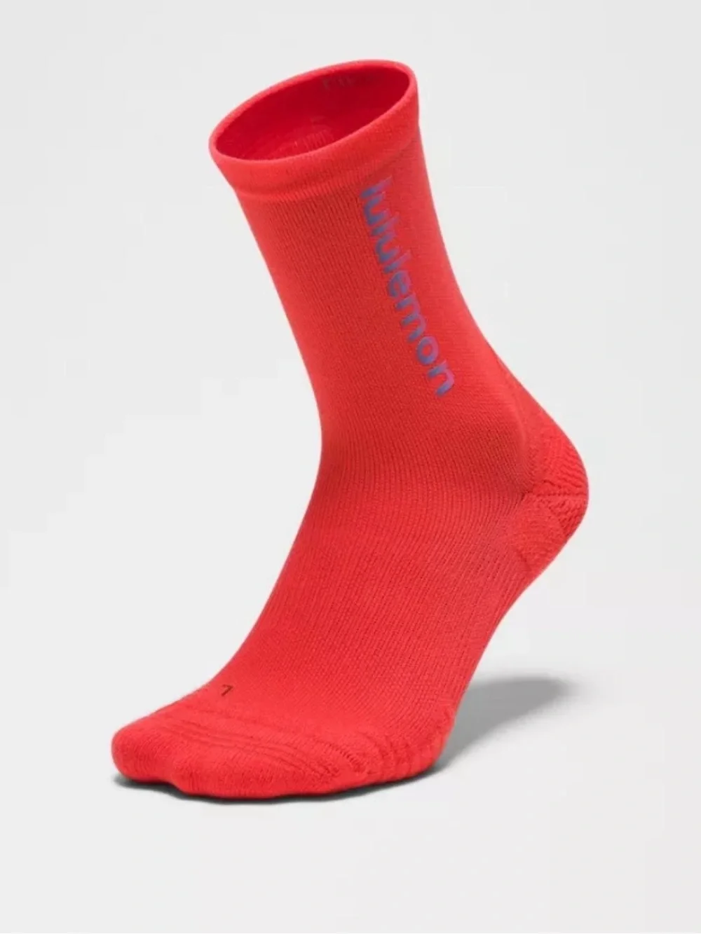 NWT Lululemon Unisex Power Stride Cushion Crew Socks Wordmark Star Burst Tone